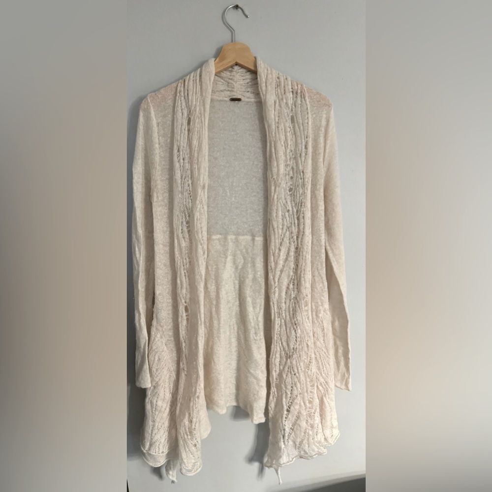 | free people | long sweater off white/ beige